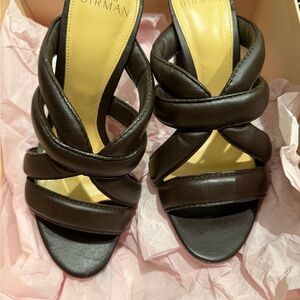 Alexandre Birman Dark Brown Strappy Heels